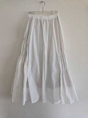Mariae Multi-way Gathered Skirt White